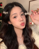 闪钻星星发夹女绝美刘海侧边夹发饰2025新款 高级感精致鸭嘴夹发卡