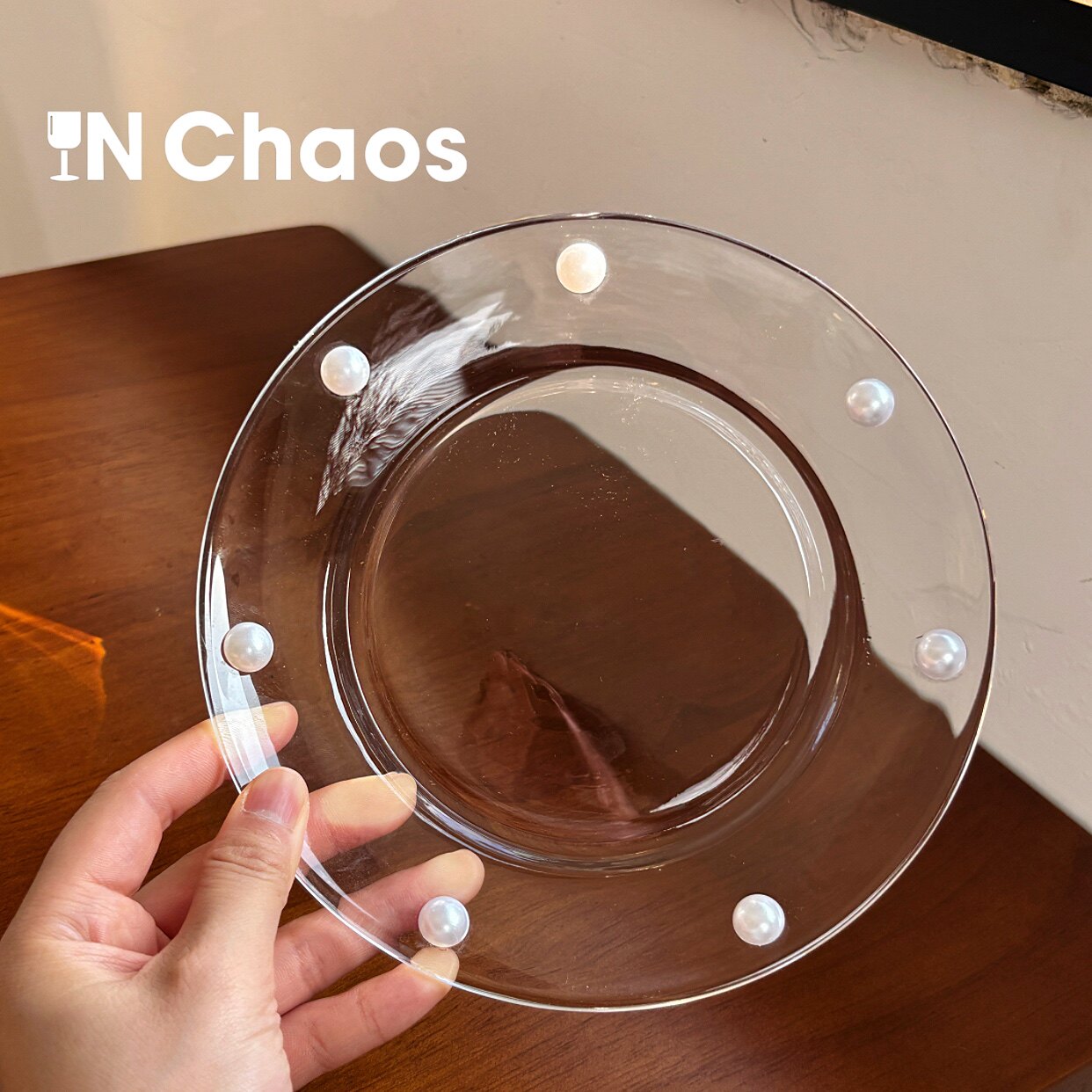 INChaos原创法式玻璃盘子