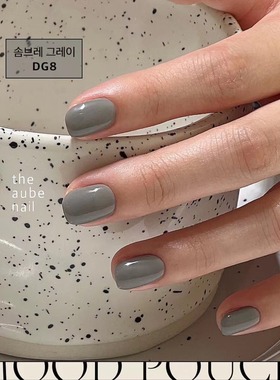 超A显白酷酷的性冷淡风深灰色 韩国进口品牌Verygood 甲油胶