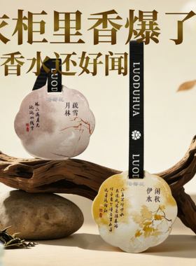 衣柜专用香薰衣橱香包家用室内持久留香衣服清香气香氛片防潮香囊