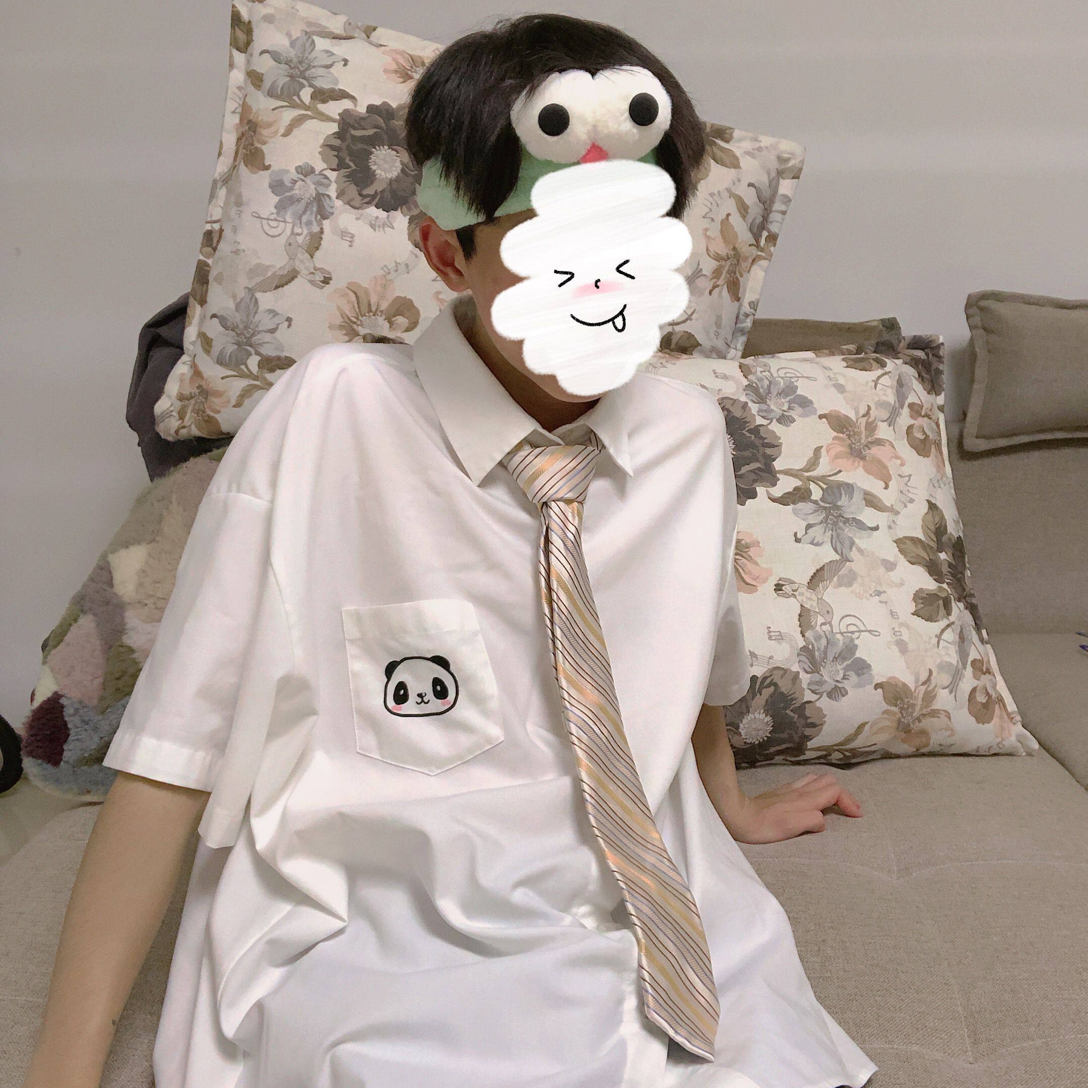 定制 jk原创情侣 刺绣衬衫 lolita洛丽塔连