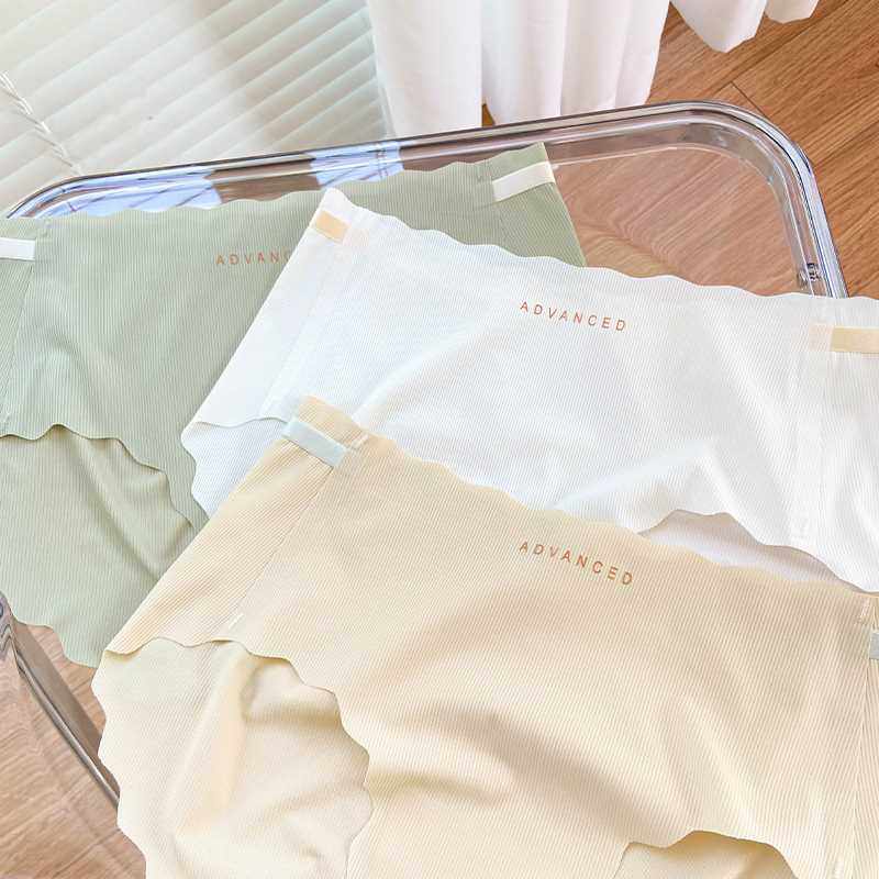 reme坊无痕冰丝内裤女夏季薄款女士内裤女生舒适抗菌少女3d蜜桃臀