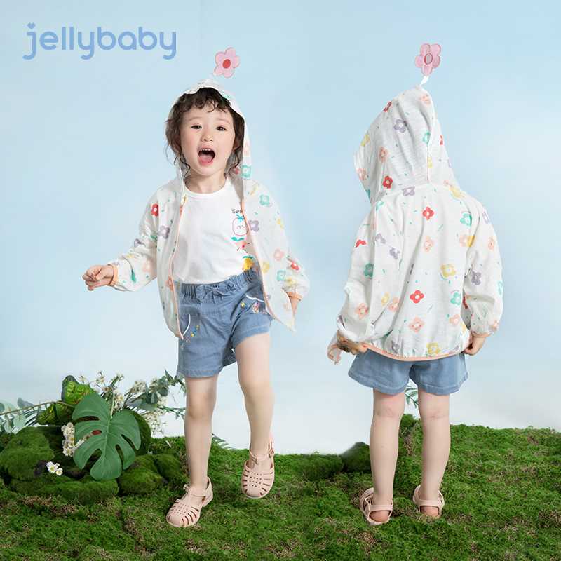 儿童防晒衣薄款夏一岁女宝宝夏季外套纯棉婴儿童装小女童空调开衫