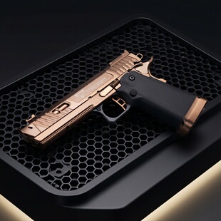 1：2.05合金军模蝮蛇2011拆卸组装 金属玩具手枪抛壳模型不能发射