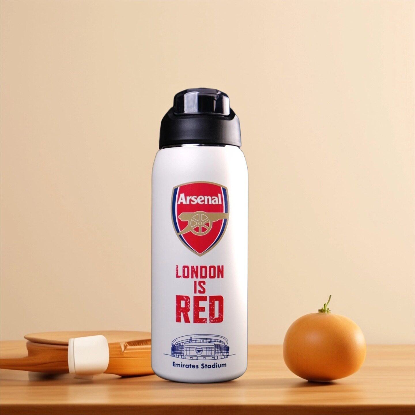 定制阿森纳酋长足球周边爱好者生日礼物14岁学生上学水杯保温礼品