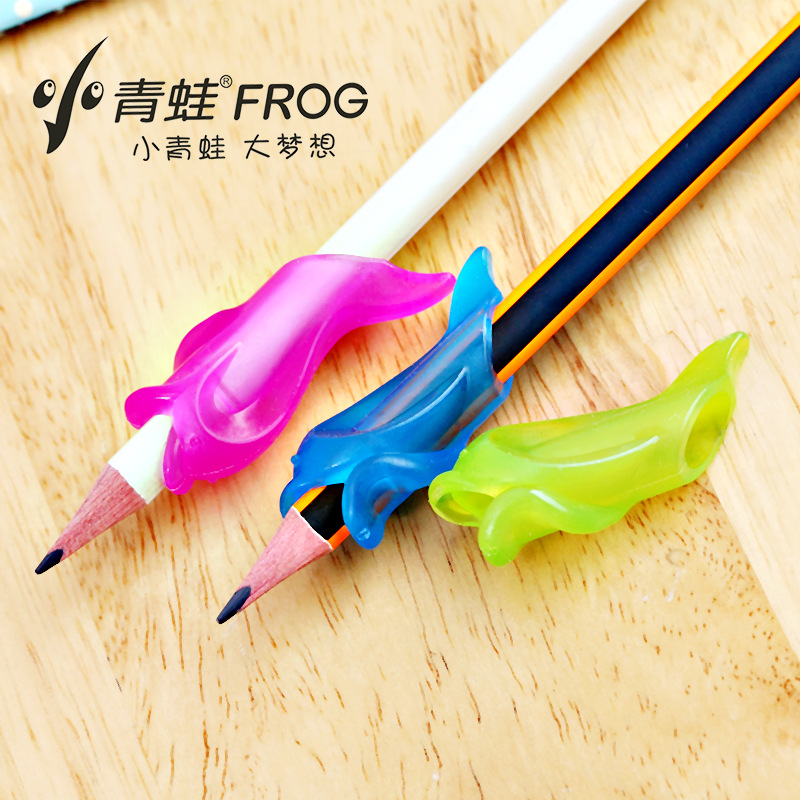 小青蛙海豚握笔器3套写字姿势
