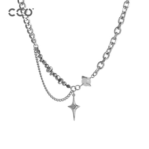 CIROCCO碎银子星芒项链