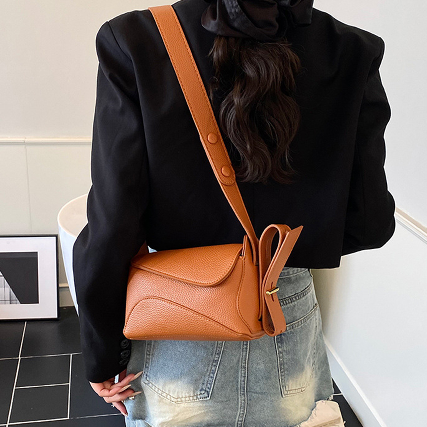 高级感小众设计小方包百搭通勤女