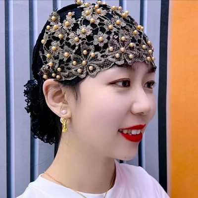 包头帽女遮白发收碎发优雅