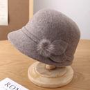 秋冬季 中老年人帽子妈妈羊毛盆帽加厚保暖老人奶奶老太太礼帽 新款