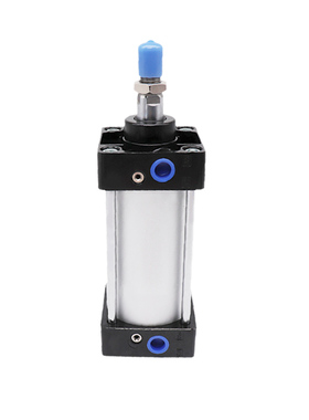 ROANY气动各种气缸定做带磁性行程可调进口内牙活塞杆拉杆加长