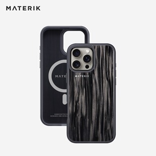 MATERIK苹果手机壳磁吸适用苹果iPhone16Pro/16ProMax磁吸手机壳保护套兼容磁吸MagSafe意大利手工2024新样式