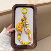 可爱星星串珠链ins风手机链钥匙扣手机壳挂绳相机挂饰闺蜜礼物