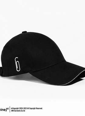 imagine6设计师原创反光3M天使刺绣鸭舌帽遮阳防晒棒球帽男女ins