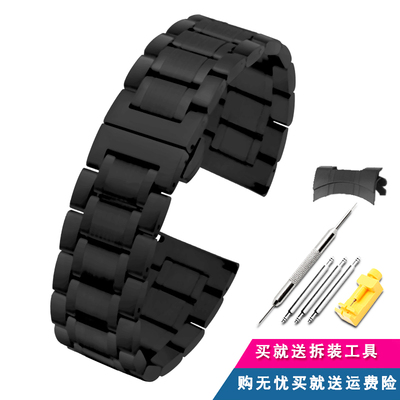 适配MIDO美度舵手M040407A系列复古简约男士机械不锈钢手表带19mm