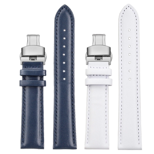 适配欧米茄斯沃琪OmegaSwatch联名款星座系列快拆牛皮手表带20MM