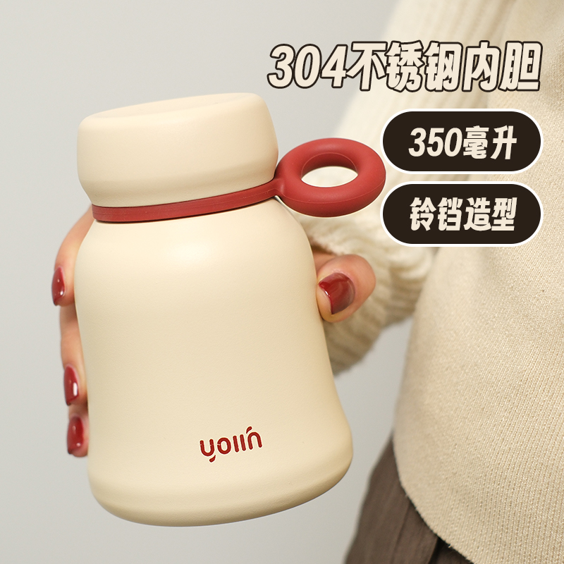 森森猫小巧迷你304不锈钢铃铛