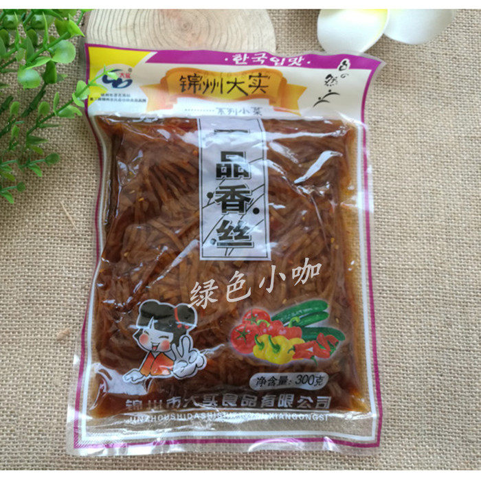 东北特产锦州大实一品香丝 芥菜丝咸菜泡菜下饭菜260克