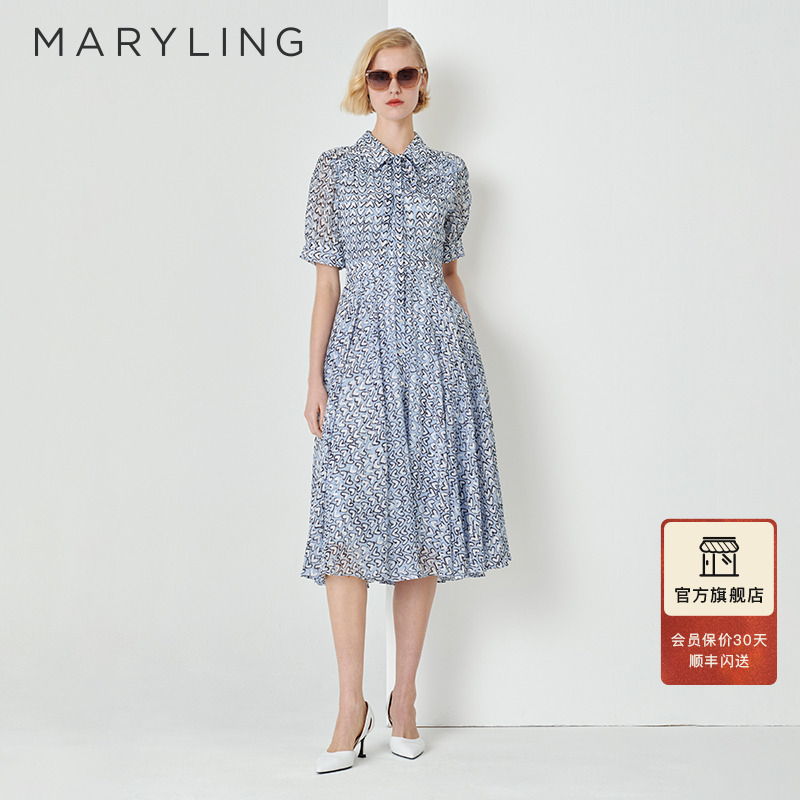 MARYLING衬衣式连衣裙