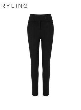 MARYLING玛俪琳2025初秋新黑色休闲百搭显瘦通勤铅笔裤A1FFW51230