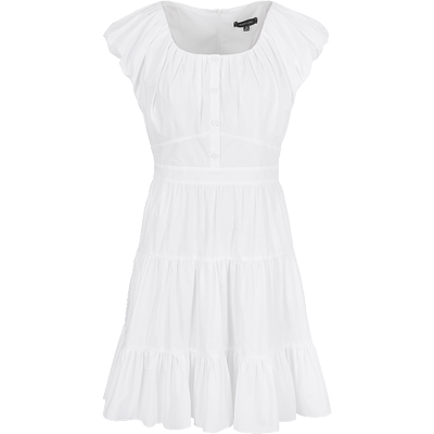 MARYLING白色棉质连衣裙