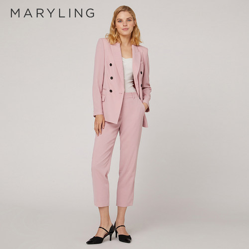 MARYLING西装长裤OL直筒