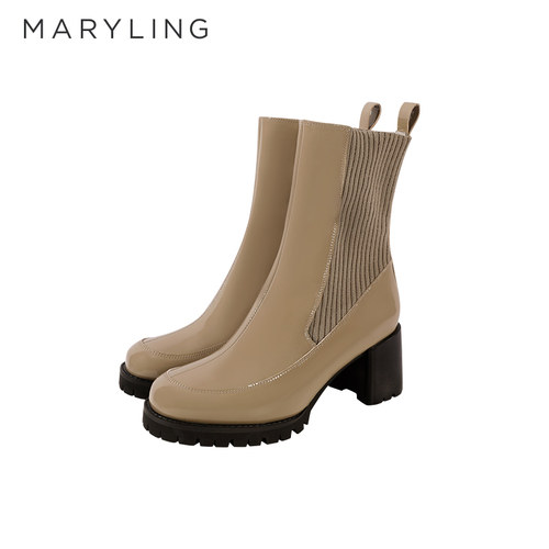 MARYLING女式加绒浅靴