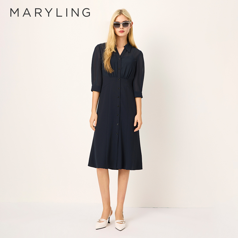 MARYLING衬衣式连衣裙