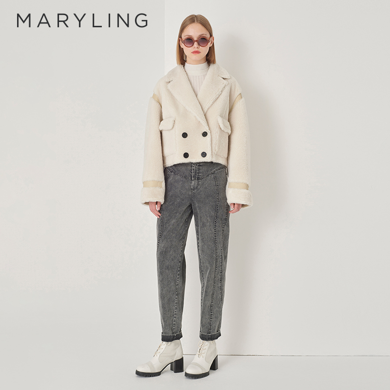 MARYLING皮毛一体外套