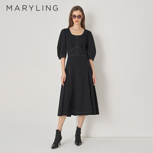 MARYLINGU型领针织连衣裙
