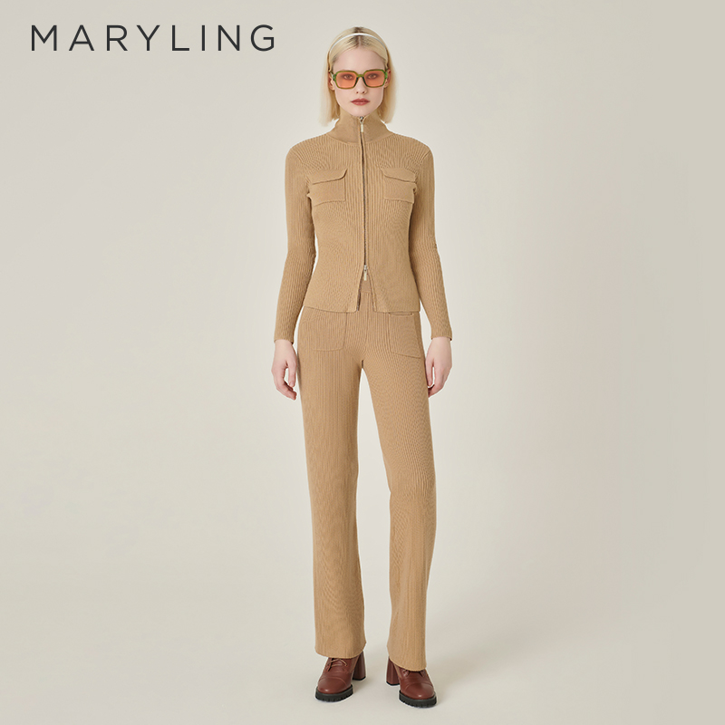 MARYLING休闲运动感针织衫