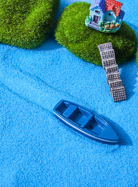 彩沙细沙布景蓝色沙子细沙微景观盆景假水沙装饰石英砂小颗粒1kg