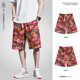新款 东北碎花速干休闲短裤 男国潮宽松薄款 2025夏季 运动沙滩五分裤