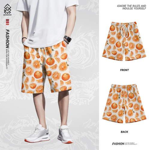 美式潮流夏季新款定制休闲短裤男