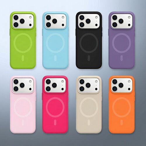 喜壳派【液态硅胶强磁全包】iPhone 17/Air/Pro/Max液态硅胶手机壳高级感糖果色全包手机壳