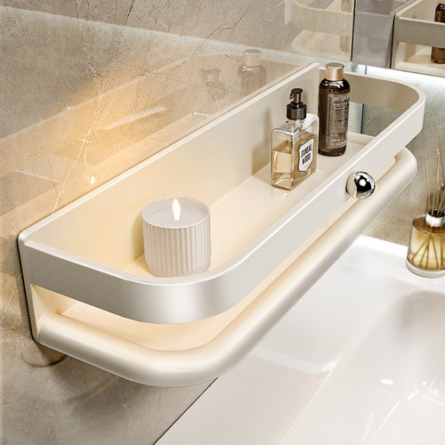 轻奢卫生间置物架免打孔