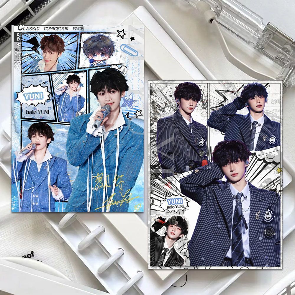 32张梓渝拼接小卡明信片