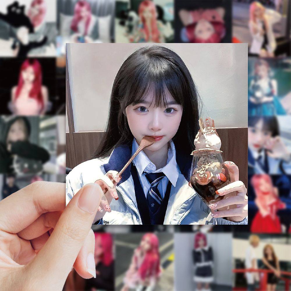 网红快手琴家菜鱼手账贴纸周边抖音微博不重复大头贴diy日记本贴