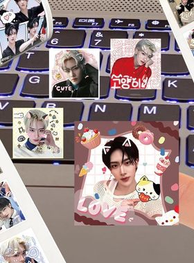 高颜值ins爆款500贴ZB1Ricky沈泉锐方卡卷卷贴应援封口周边贴纸