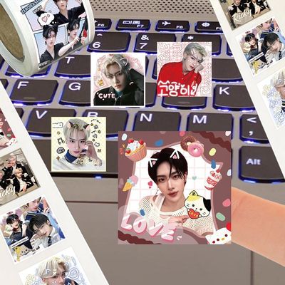 高颜值ins爆款500贴ZB1Ricky沈泉锐方卡卷卷贴应援封口周边贴纸