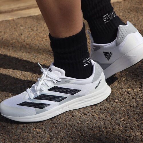 阿迪男鞋Adizero RC4减震透气马拉松运动跑步鞋GX8152