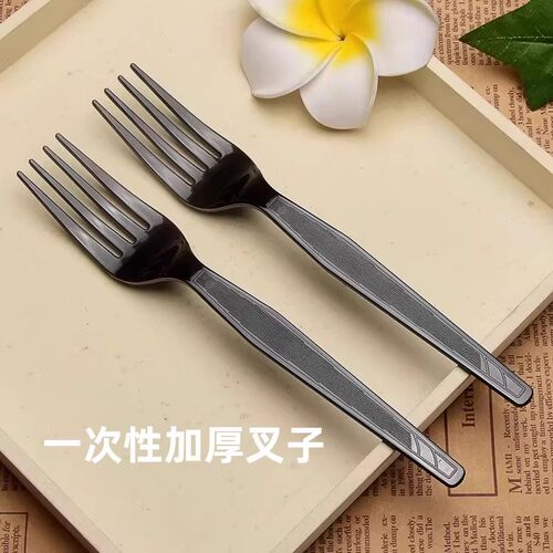 一次性加厚独立装叉外卖打包餐叉