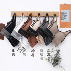 Real shooting summer Korean fashion slim sports underwear female students versatile high and middle school girls bra