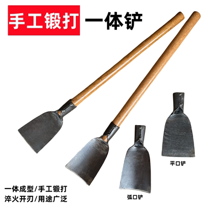 锻打螺纹钢一体铲子坚固耐用