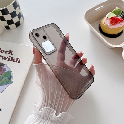 ikoko适用VIVO S18直边相框手机壳v1831a硅胶保护套超薄软边透明四角加厚防摔镜头全包男女新款个性简约创意