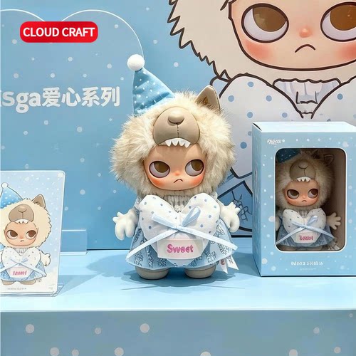 适用i·m zsiga系列娃衣蓝色的梦爱心裙子套装新品嘎子姐替换装