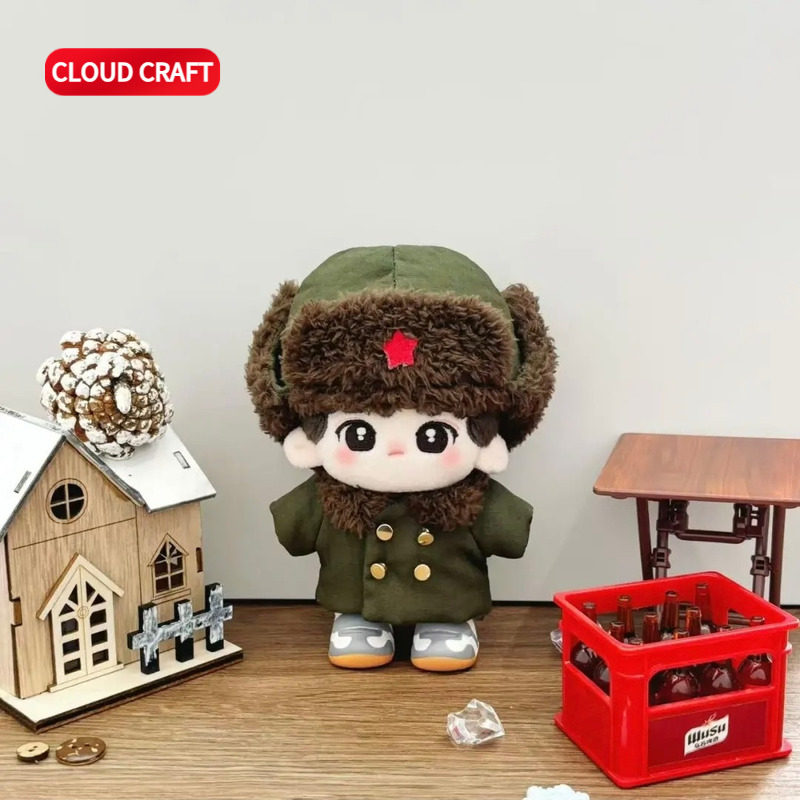 适用10cm棉花娃娃娃衣帅气军帽子大衣套装棉花娃娃衣服可换装,模玩/动漫/周边/娃圈三坑/桌游,棉花娃娃/毛绒玩具娃衣,淘宝优惠券,粉丝福利购,淘宝优惠卷