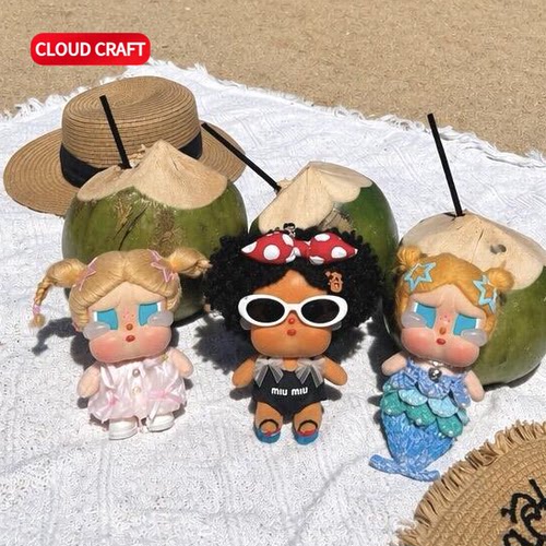 适用哭娃咕噜咕噜娃衣夏日泳衣裙子套装crybaby哭娃搪胶玩偶着替