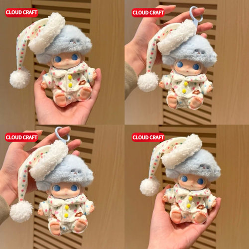 适用DIMOO新生日记娃衣可爱彩虹波点套装搪胶毛绒玩偶替换装