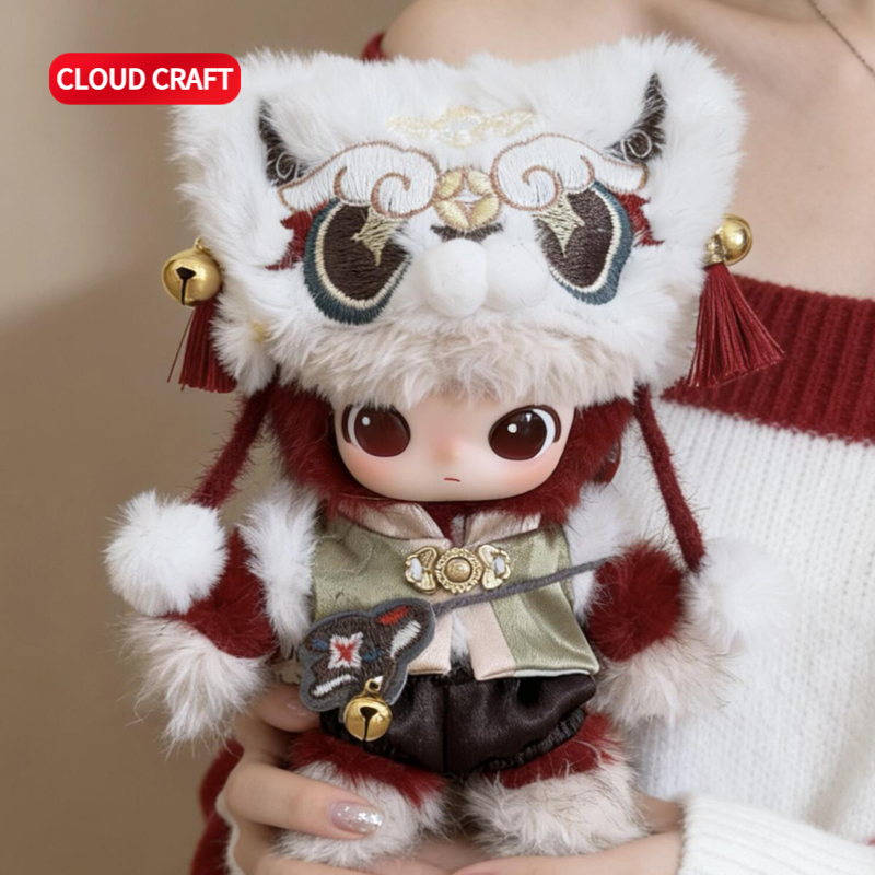 适用Dimoo/LABUBU/哭娃娃衣冬季醒狮套装马力全开搪胶玩偶着替服,模玩/动漫/周边/娃圈三坑/桌游,棉花娃娃/毛绒玩具娃衣,淘宝优惠券,粉丝福利购,淘宝优惠卷